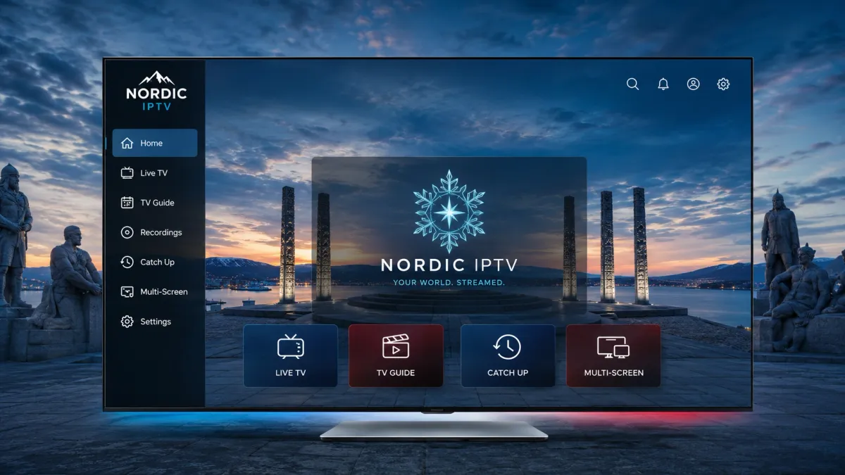 Main illustration for the 2026 guide to choosing a Nordic IPTV subscription.